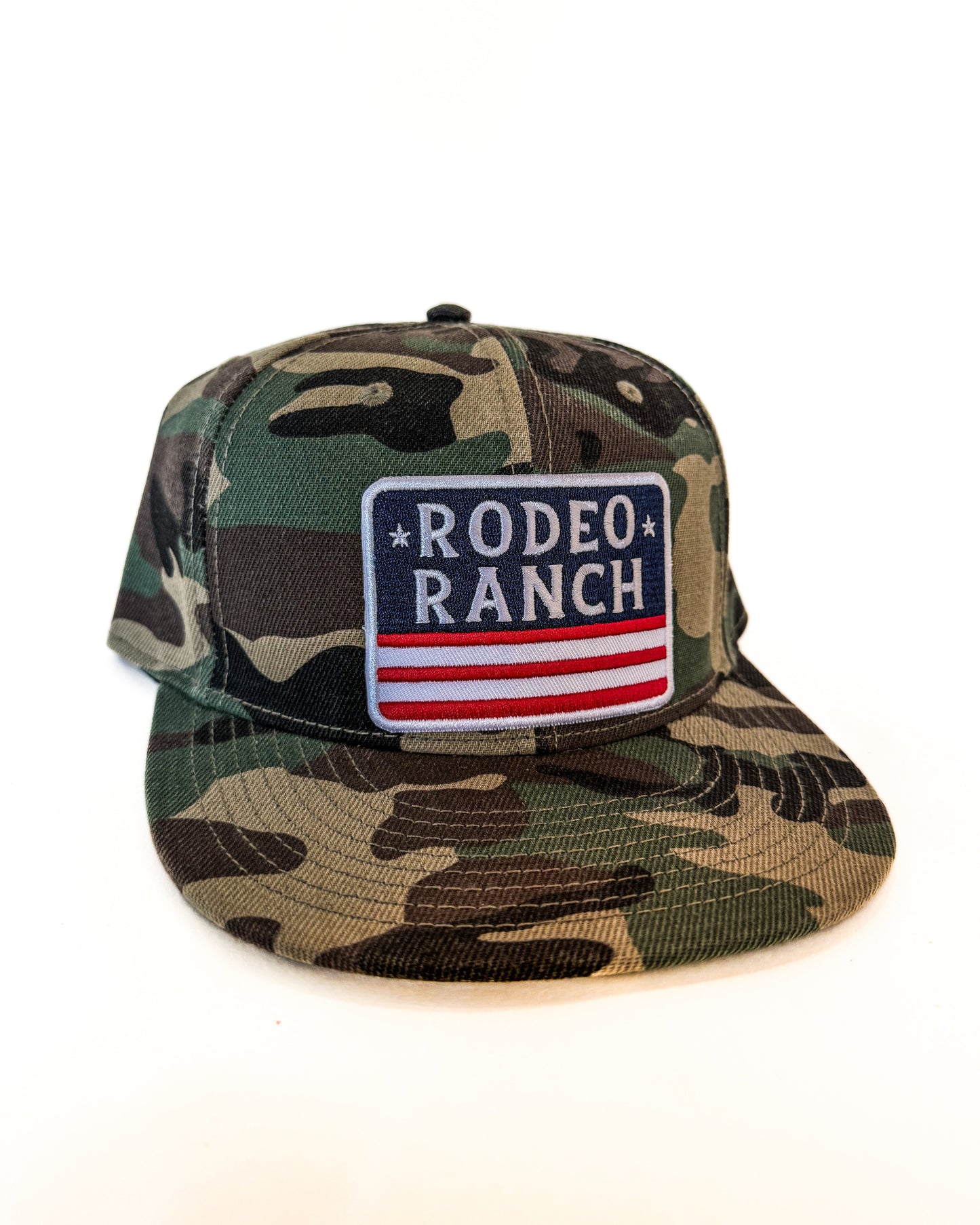 Rodeo Ranch Flag Mid Profile Hat - Camo