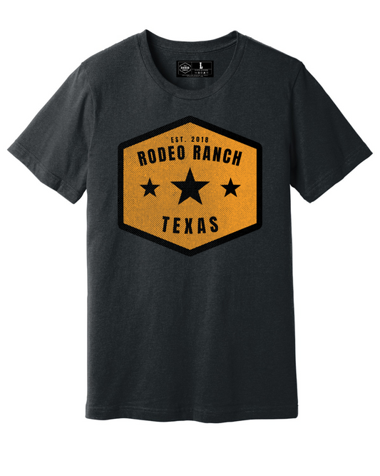 Rodeo Ranch Shield Short Sleeve Shirt - Heather Dark Grey