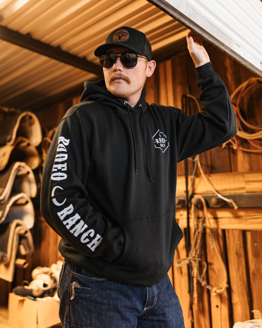 Rodeo Ranch Branding Hoodie - Black