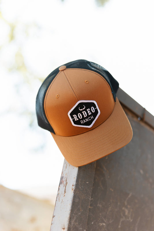 Rodeo Ranch Classic Logo Hat - Caramel and Black