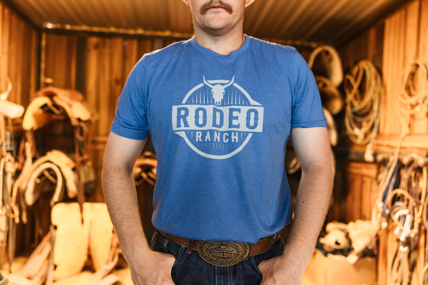Rodeo Ranch Sharp Steer Short Sleeve Shirt - Royal