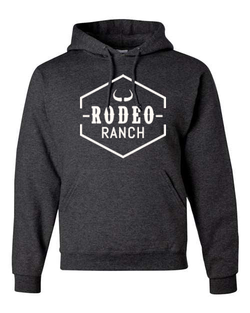 Rodeo Ranch Classic Logo Hoodie - Heather Charcoal