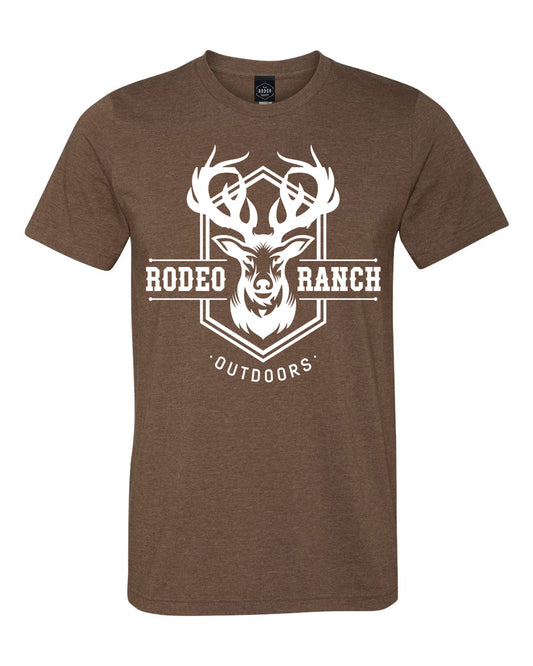 Rodeo Ranch Outdoors Short Sleeve Shirt - Brown