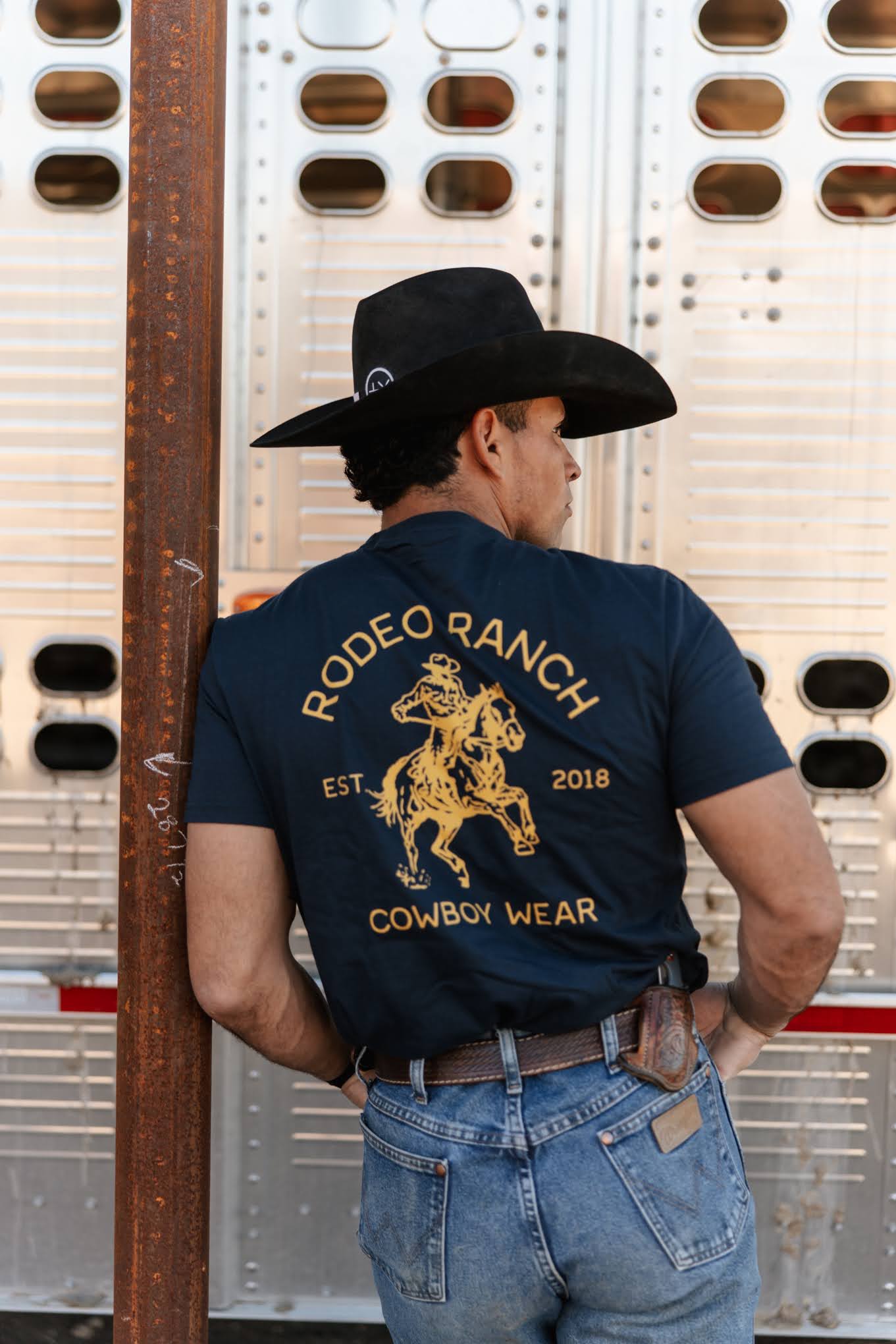 Rodeo Ranch Cowboy Wear T-Shirt – Navy