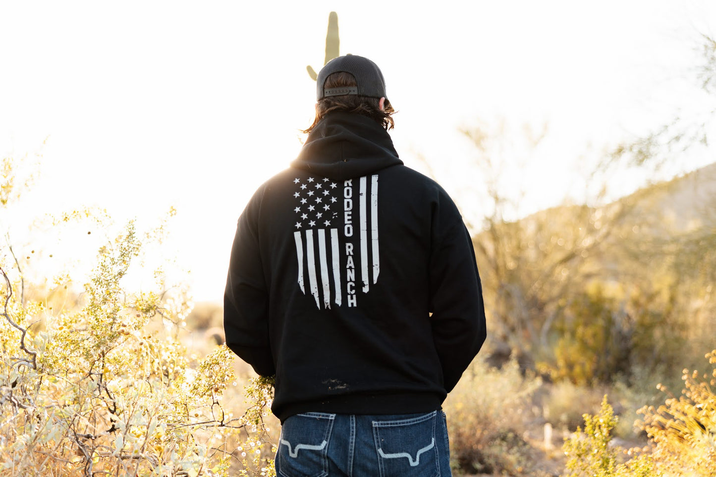Rodeo Ranch Patriot Hoodie - Black