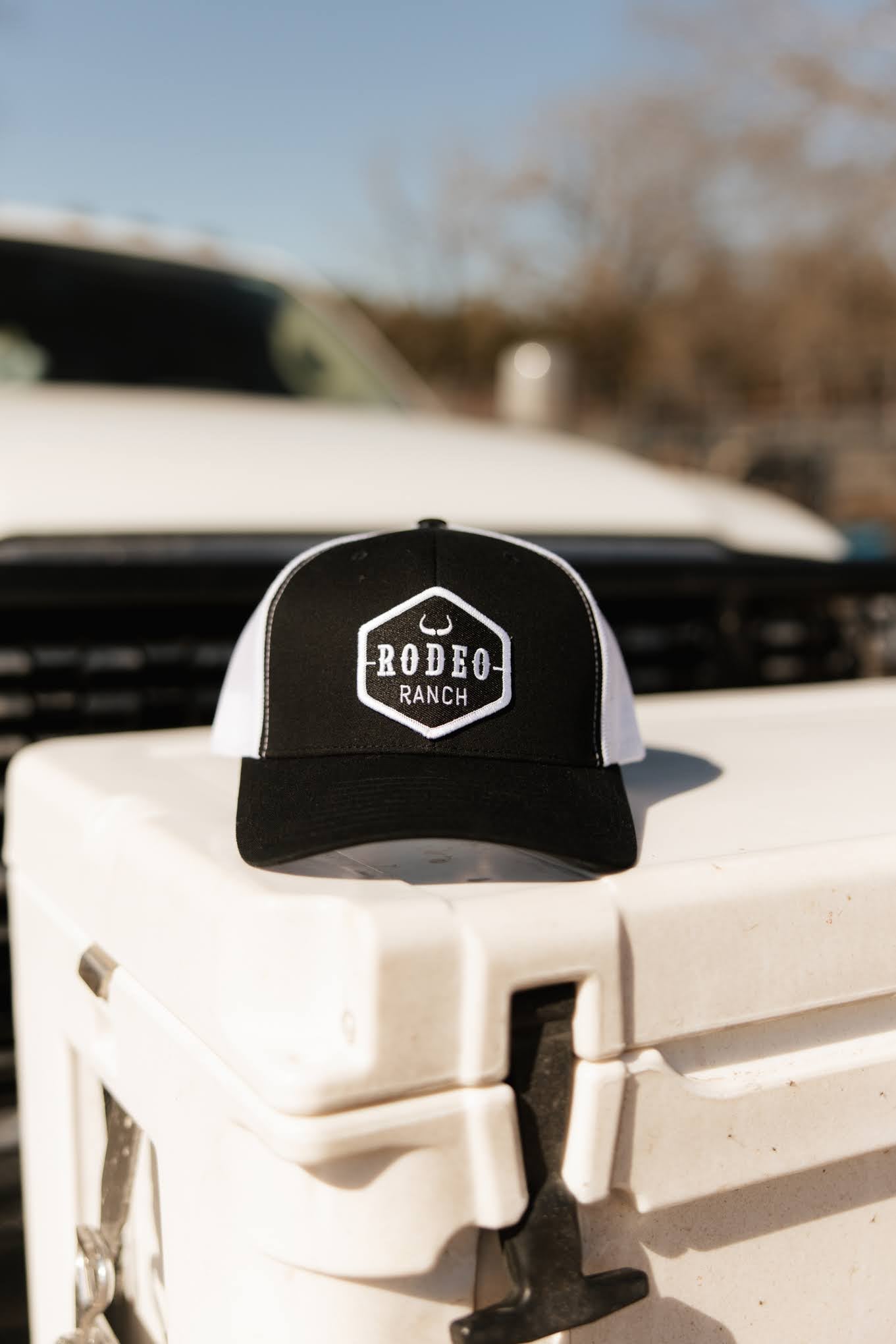 Rodeo Ranch Classic Logo Hat - Black and White