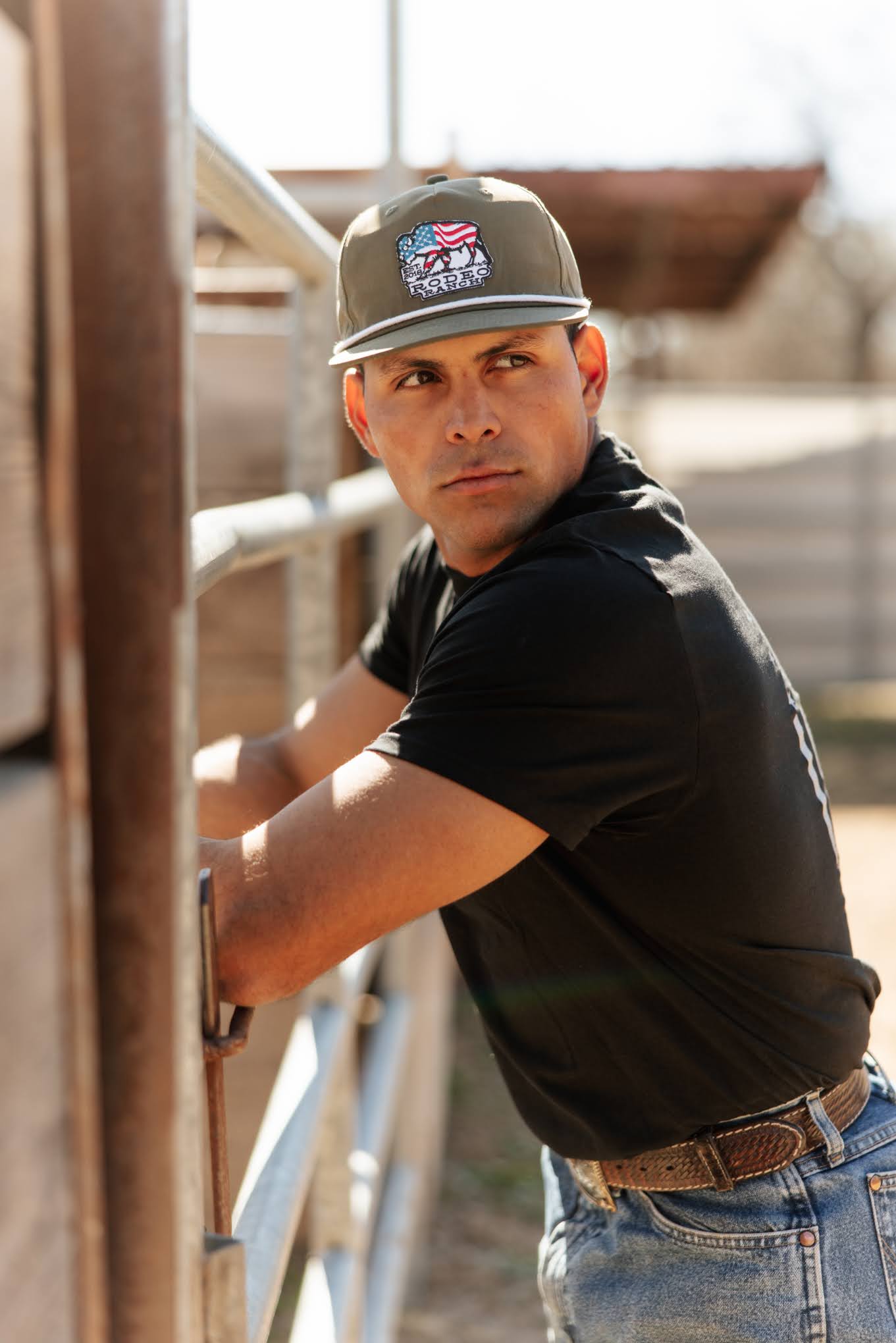 American Buffalo Golf Hat - Olive