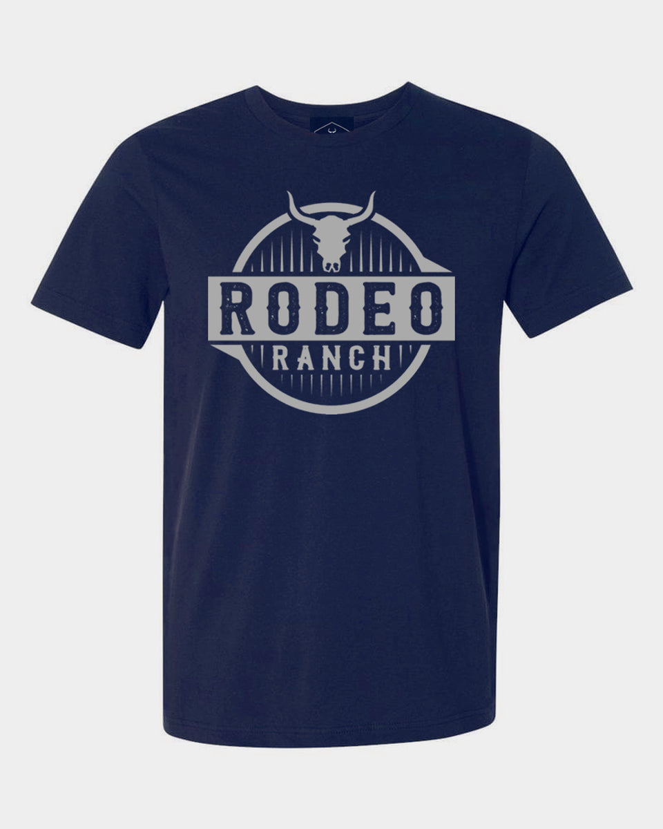 Rodeo Ranch Sharp Steer Short Sleeve Shirt - Navy