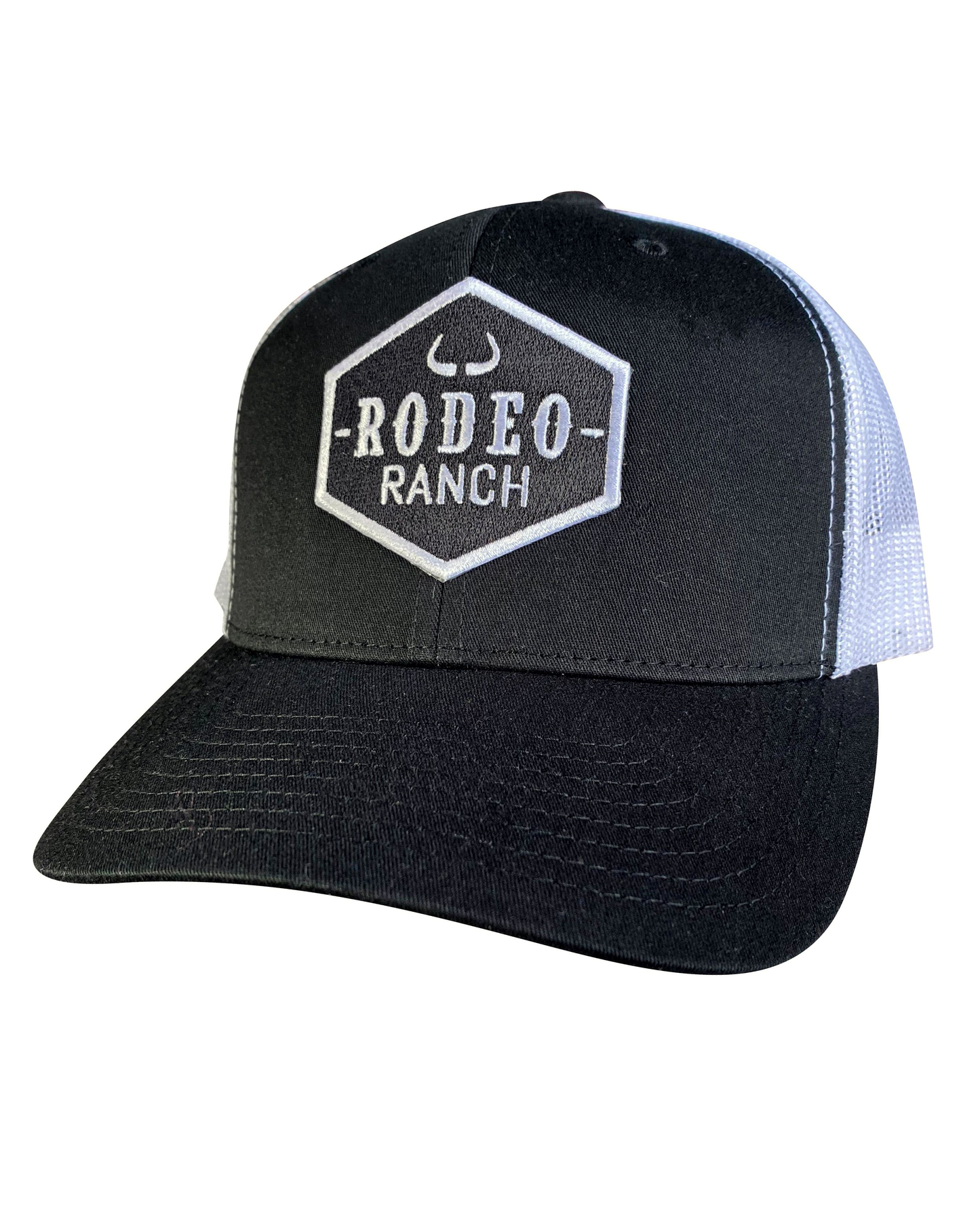 Rodeo Ranch Classic Logo Hat - Black and White
