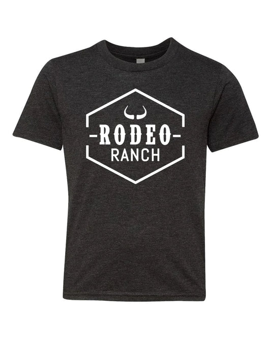 Rodeo Ranch Kids Classic Logo Short Sleeve Shirt - Heather Graphite
