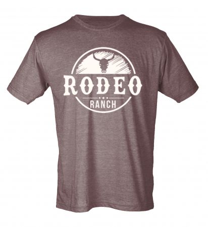 Rodeo Ranch Brushy Short Sleeve Shirt - Heather Brown