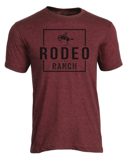 Rodeo Ranch Bucker Shirt - Heather Maroon